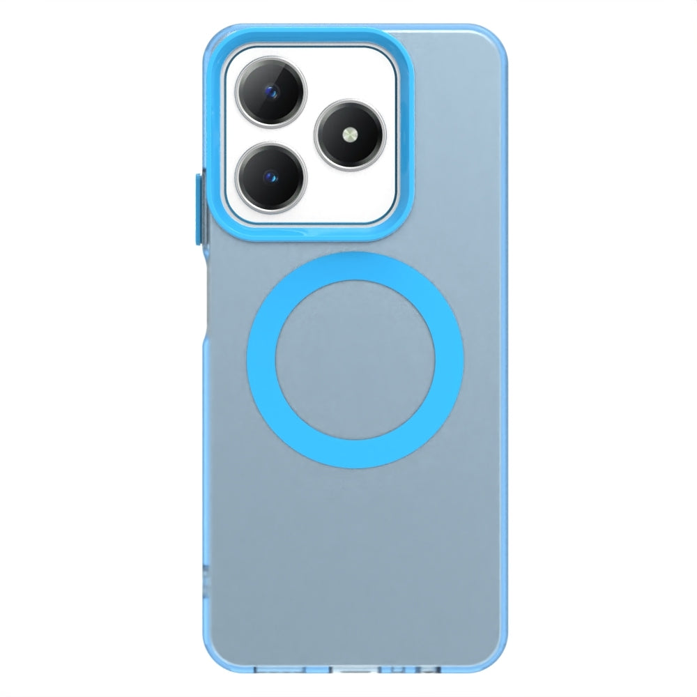 Realme C63 Durable MagSafe Phone Case - Hybrid TPU & PC Design, Lightweight & Stylish, Candy Colour, Wireless Charging Friendly