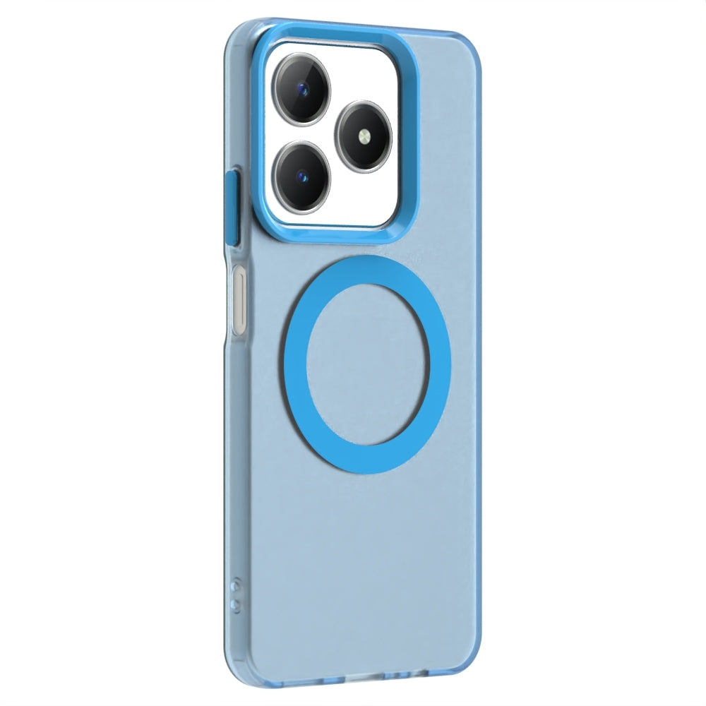 Realme C63 Durable MagSafe Phone Case - Hybrid TPU & PC Design, Lightweight & Stylish, Candy Colour, Wireless Charging Friendly