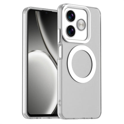 Realme Narzo N63 Durable MagSafe Phone Case - Hybrid TPU & PC Design, Lightweight & Stylish, Candy Colour, Wireless Charging Friendly