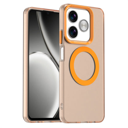 Realme Narzo N63 Durable MagSafe Phone Case - Hybrid TPU & PC Design, Lightweight & Stylish, Candy Colour, Wireless Charging Friendly