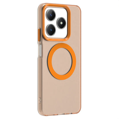Realme Narzo N63 Durable MagSafe Phone Case - Hybrid TPU & PC Design, Lightweight & Stylish, Candy Colour, Wireless Charging Friendly
