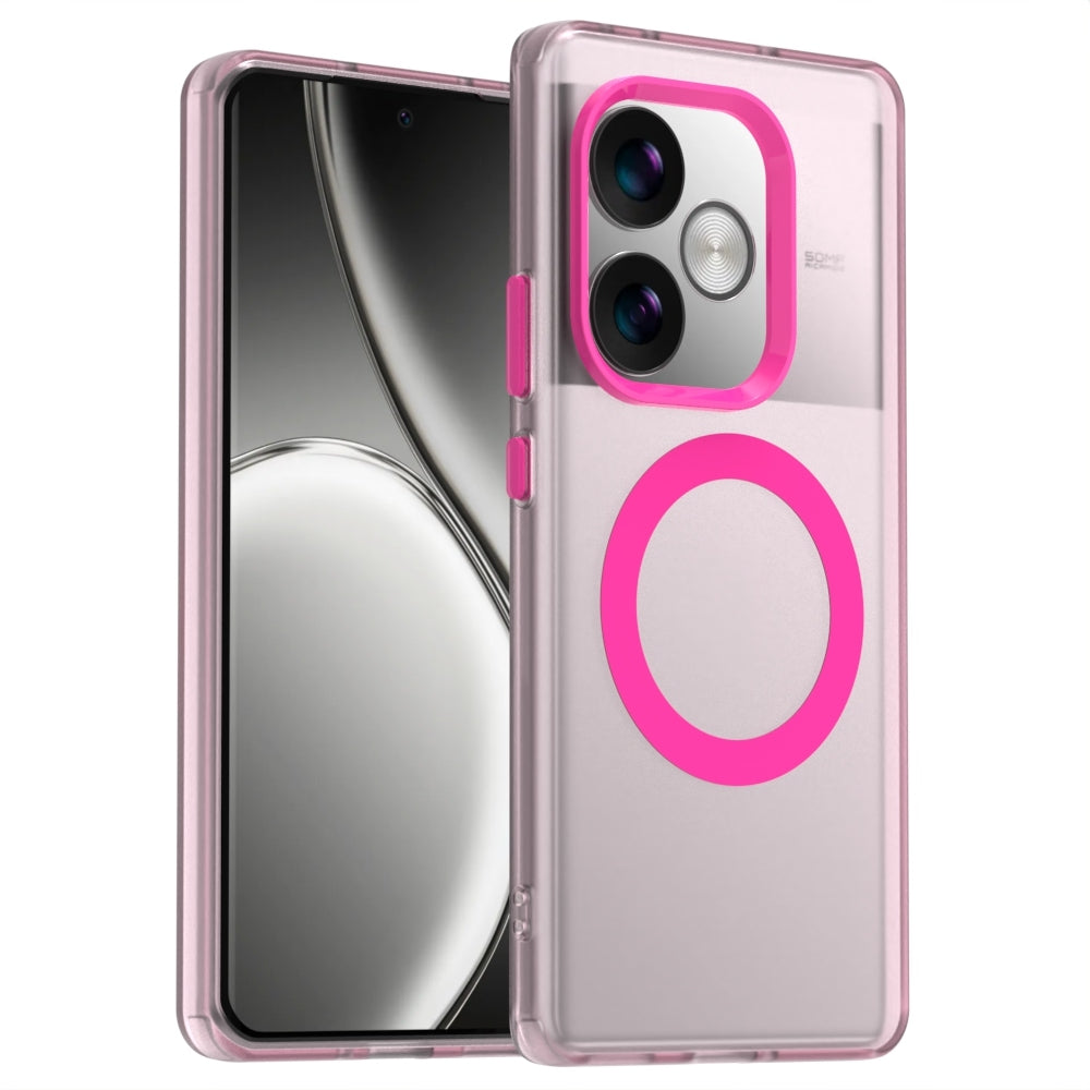 Realme GT Neo 6 Durable MagSafe Phone Case - Hybrid TPU & PC Design, Lightweight & Stylish, Candy Colour, Wireless Charging Friendly