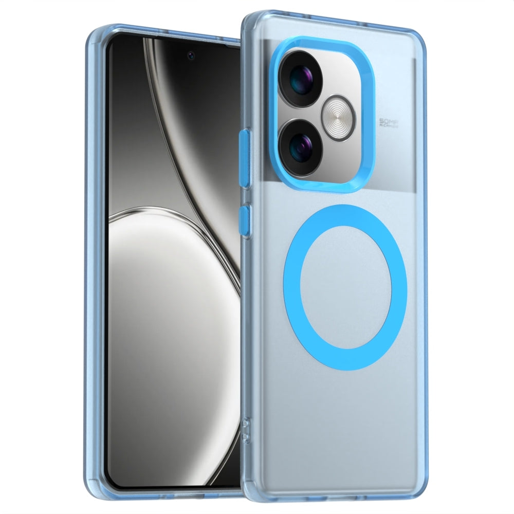 Realme GT Neo6 SE Durable MagSafe Phone Case - Hybrid TPU & PC Design, Lightweight & Stylish, Candy Colour, Wireless Charging Friendly