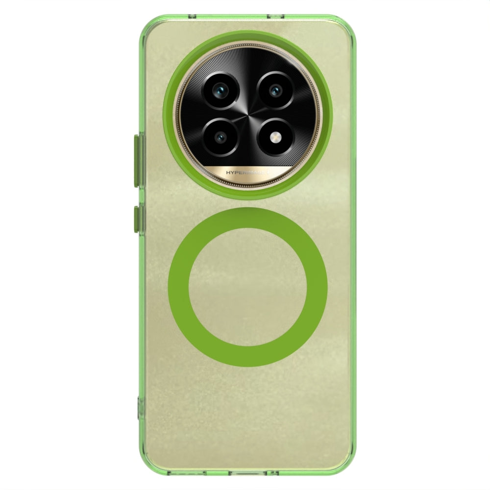 Realme 13 Pro 5G Durable MagSafe Phone Case - Hybrid TPU & PC Design, Lightweight & Stylish, Candy Colour, Wireless Charging Friendly