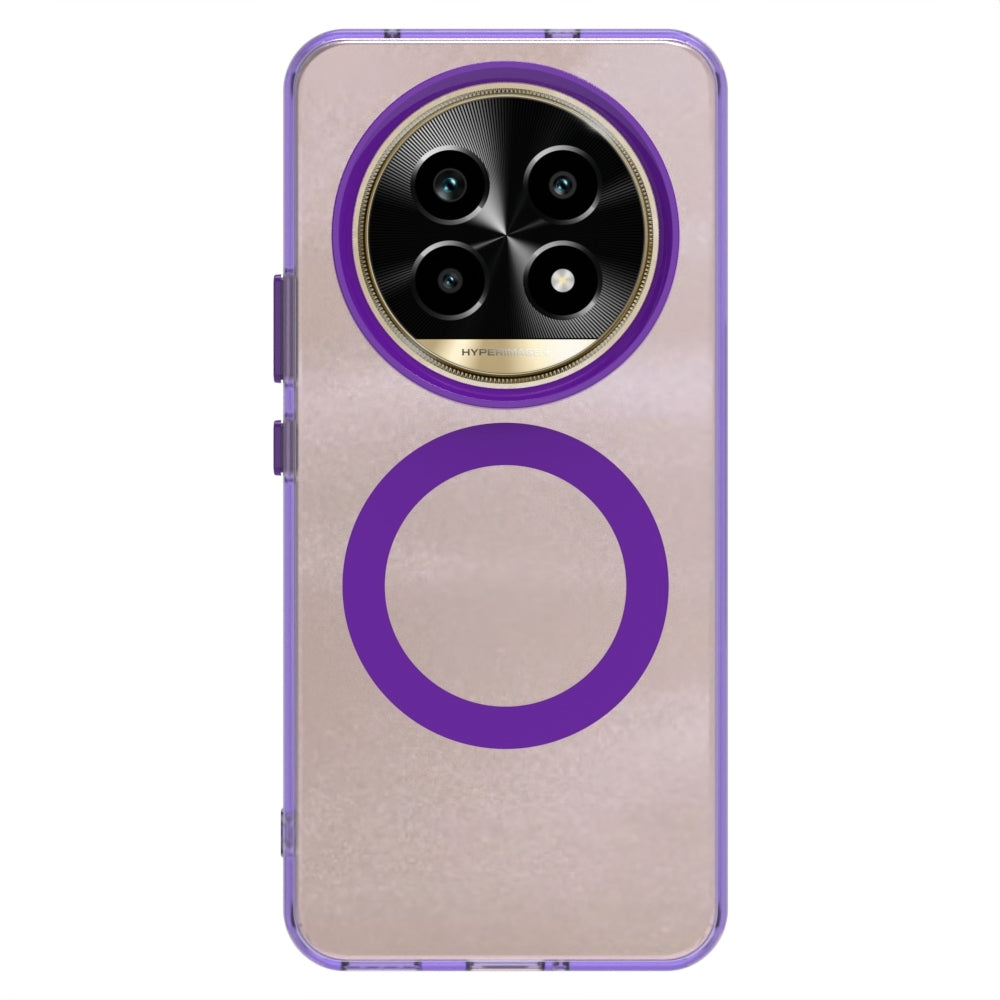 Realme 13 Pro 5G Durable MagSafe Phone Case - Hybrid TPU & PC Design, Lightweight & Stylish, Candy Colour, Wireless Charging Friendly