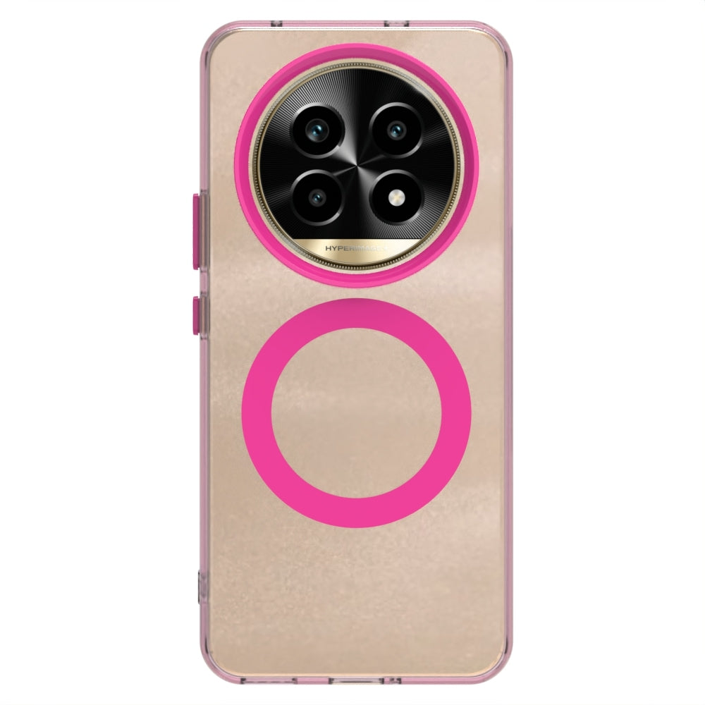 Realme 13 Pro+ 5G Durable MagSafe Phone Case - Hybrid TPU & PC Design, Lightweight & Stylish, Candy Colour, Wireless Charging Friendly