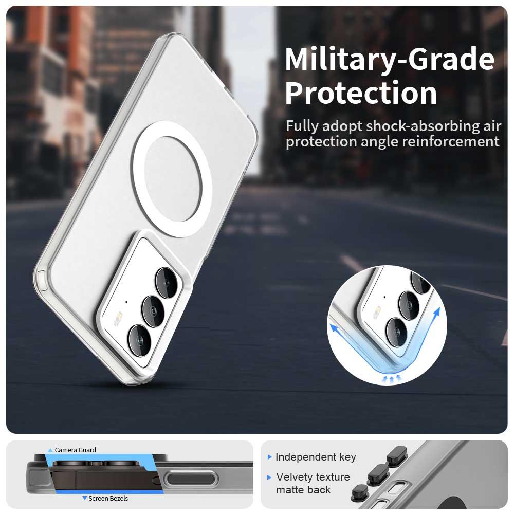 Realme C75 Durable MagSafe Phone Case - Hybrid TPU & PC Design, Lightweight & Stylish, Candy Colour, Wireless Charging Friendly