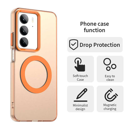 Realme C75 Durable MagSafe Phone Case - Hybrid TPU & PC Design, Lightweight & Stylish, Candy Colour, Wireless Charging Friendly