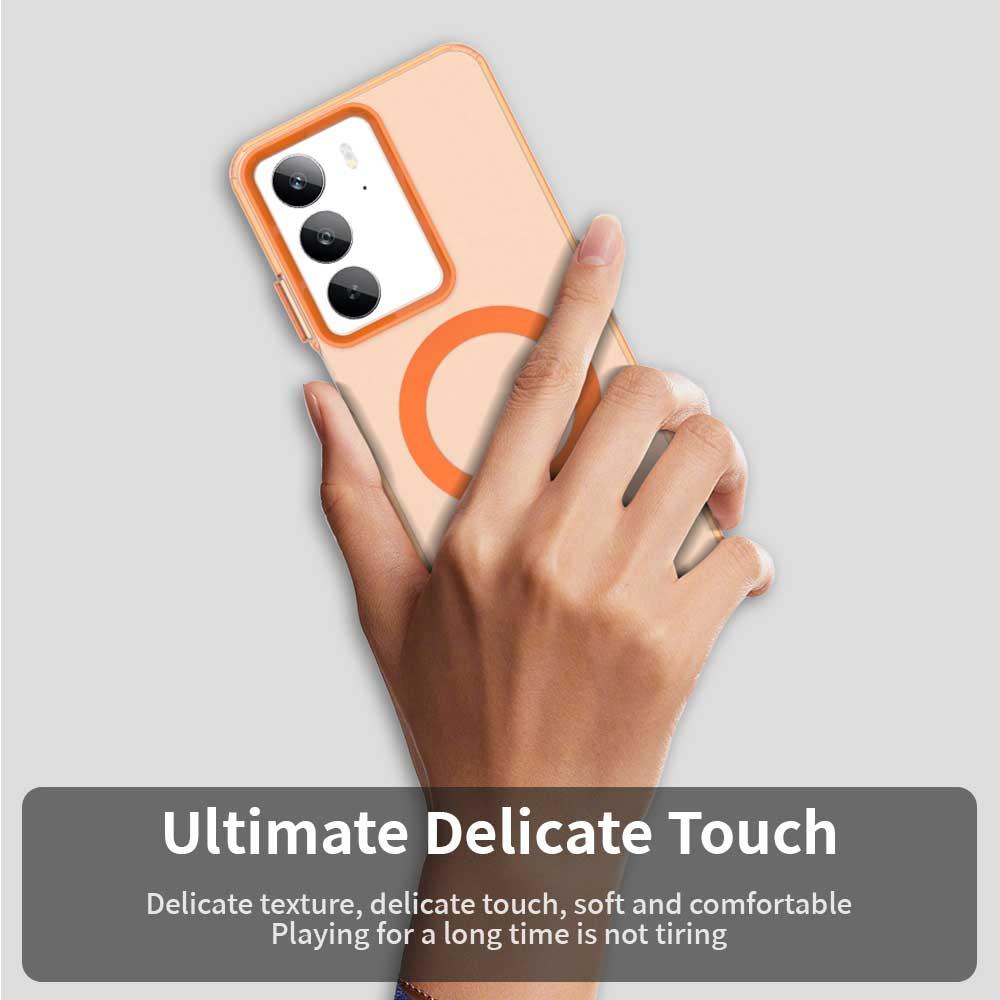 Realme C75 Durable MagSafe Phone Case - Hybrid TPU & PC Design, Lightweight & Stylish, Candy Colour, Wireless Charging Friendly