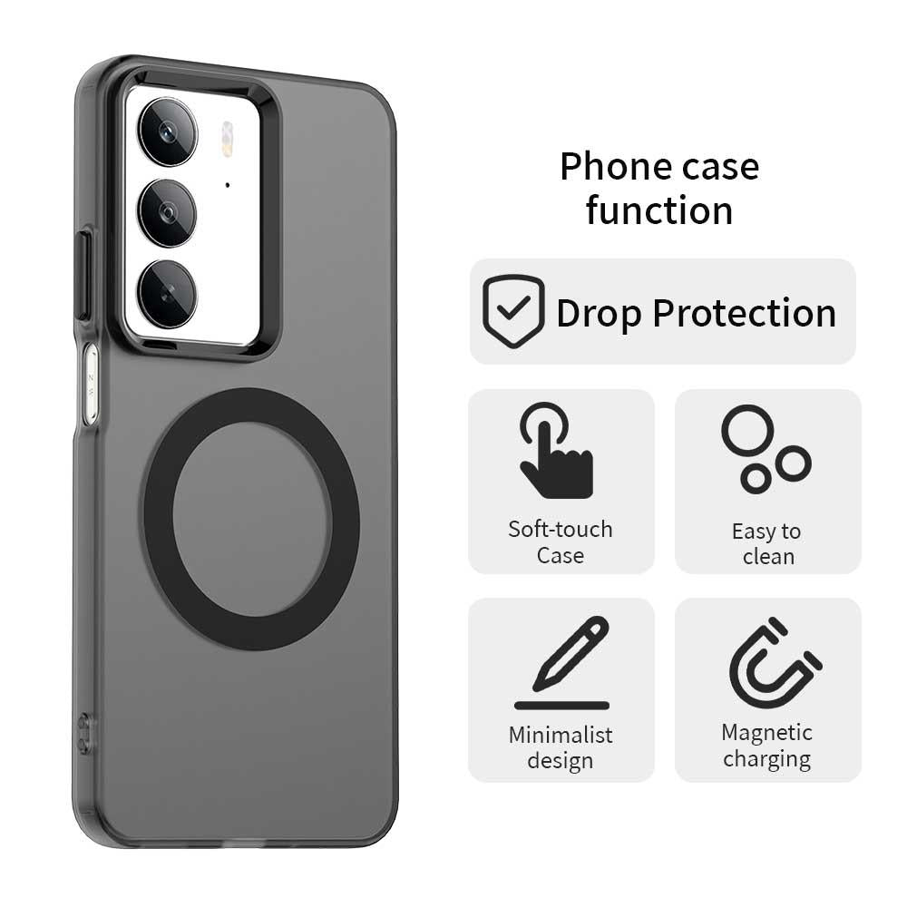 Realme C75 Durable MagSafe Phone Case - Hybrid TPU & PC Design, Lightweight & Stylish, Candy Colour, Wireless Charging Friendly