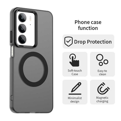 Realme C75 Durable MagSafe Phone Case - Hybrid TPU & PC Design, Lightweight & Stylish, Candy Colour, Wireless Charging Friendly