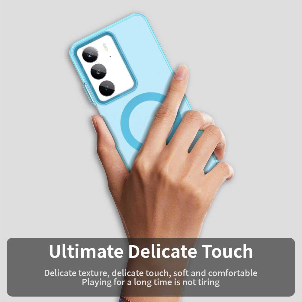 Realme C75 Durable MagSafe Phone Case - Hybrid TPU & PC Design, Lightweight & Stylish, Candy Colour, Wireless Charging Friendly
