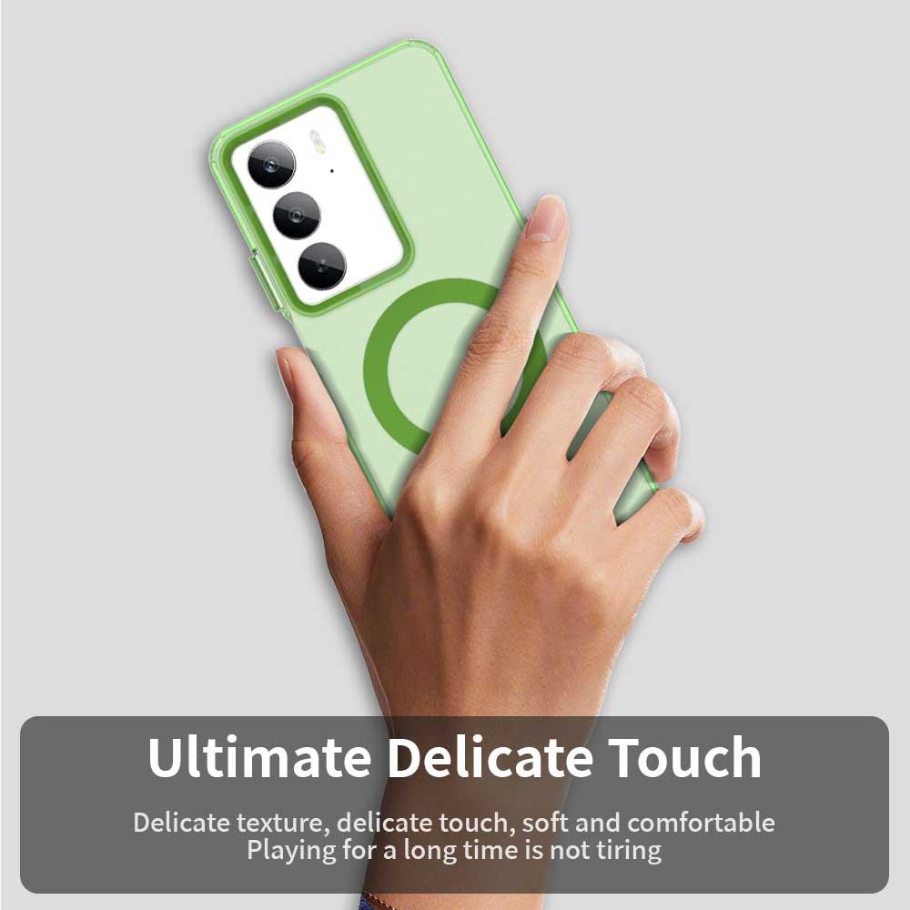 Realme C75 Durable MagSafe Phone Case - Hybrid TPU & PC Design, Lightweight & Stylish, Candy Colour, Wireless Charging Friendly