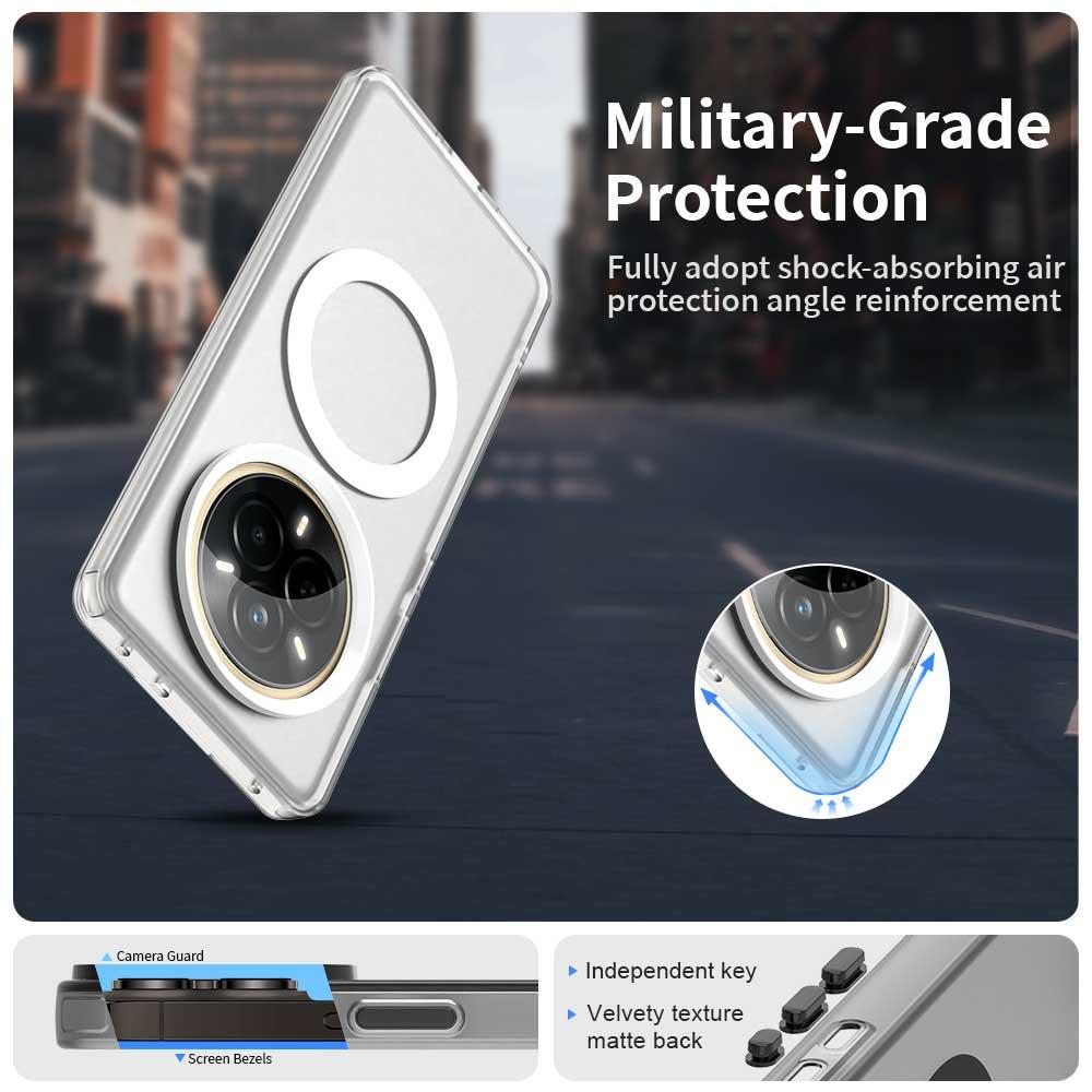 Realme 14 Pro 5G Durable MagSafe Phone Case - Hybrid TPU & PC Design, Lightweight & Stylish, Candy Colour, Wireless Charging Friendly