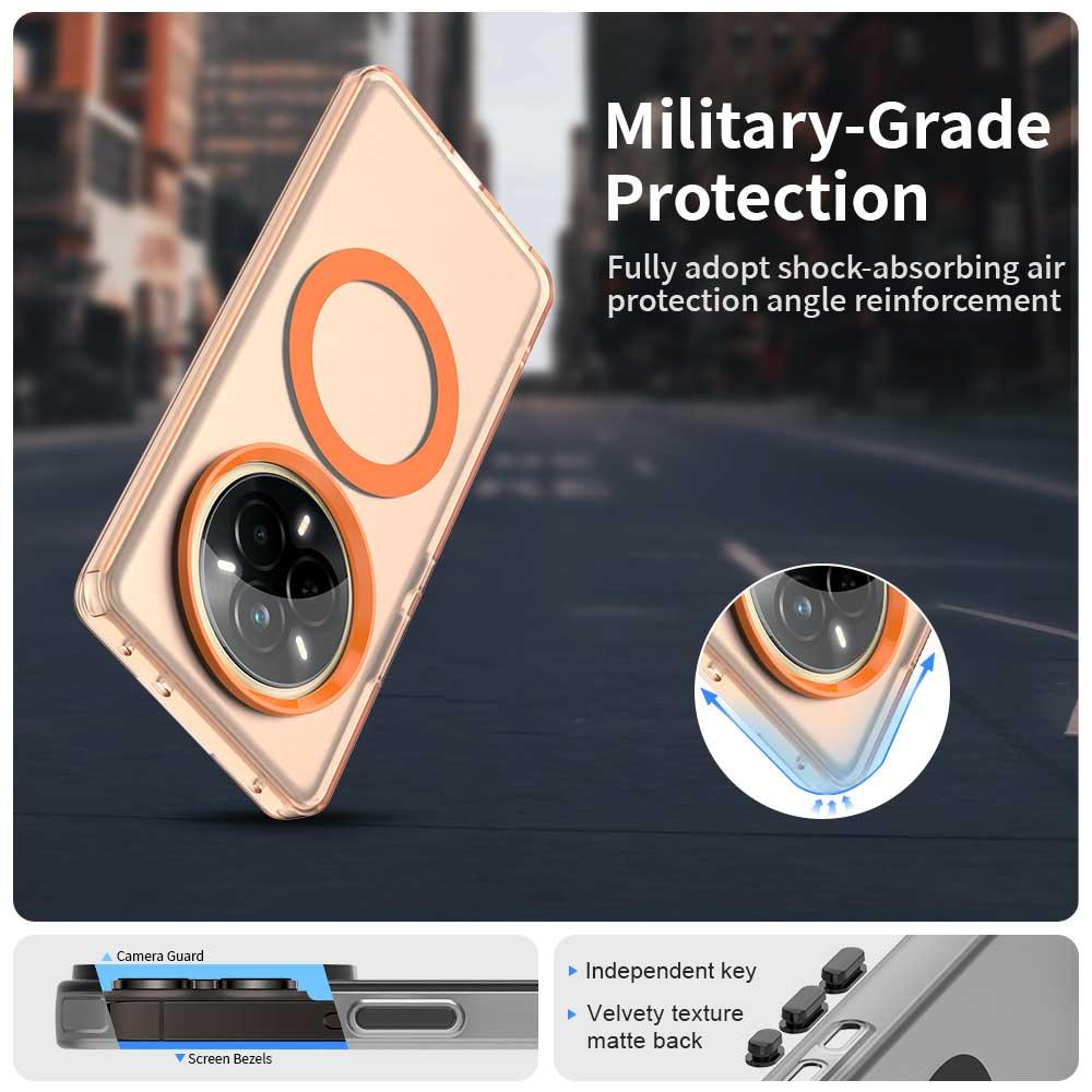 Realme 14 Pro 5G Durable MagSafe Phone Case - Hybrid TPU & PC Design, Lightweight & Stylish, Candy Colour, Wireless Charging Friendly