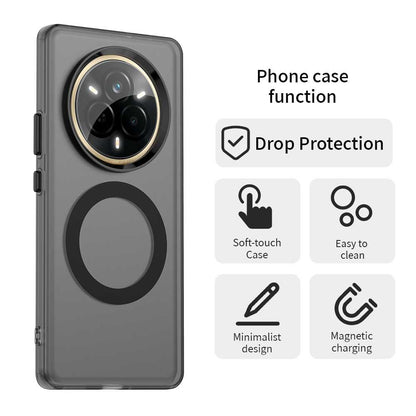 Realme 14 Pro 5G Durable MagSafe Phone Case - Hybrid TPU & PC Design, Lightweight & Stylish, Candy Colour, Wireless Charging Friendly