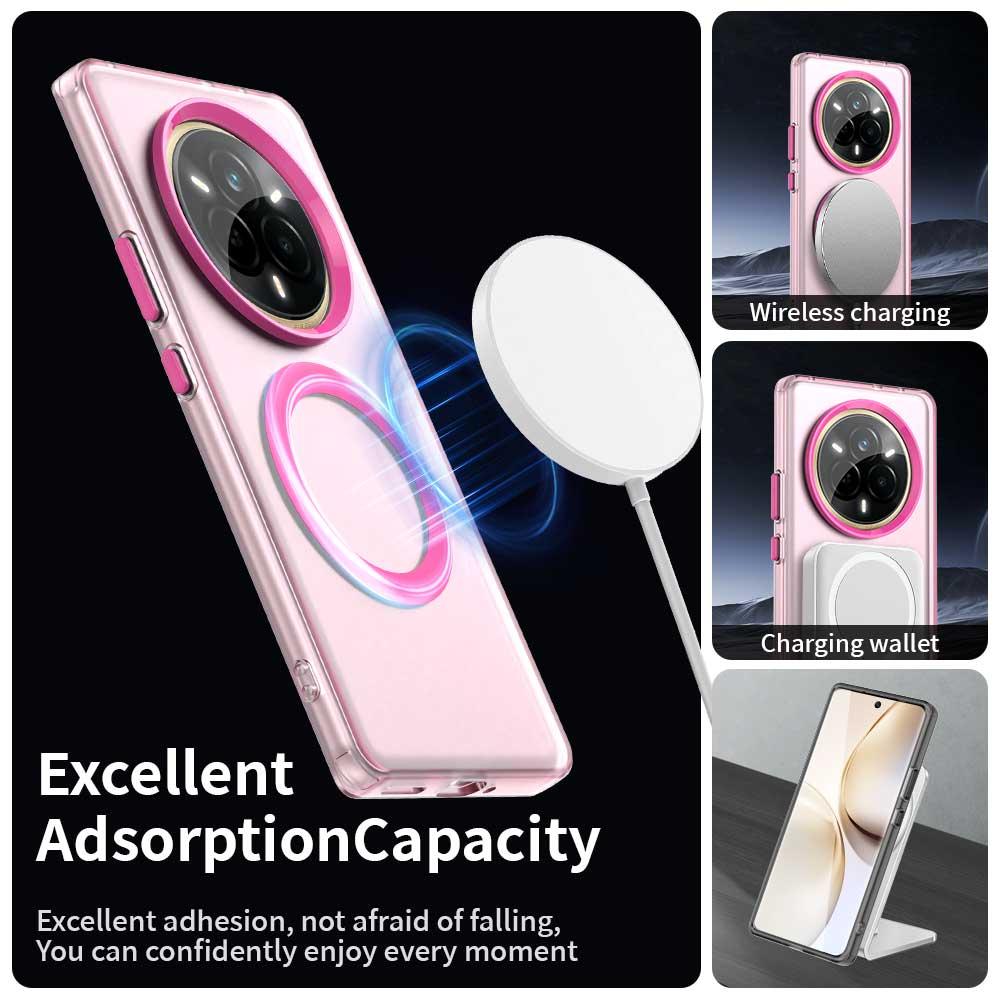 Realme 14 Pro 5G Durable MagSafe Phone Case - Hybrid TPU & PC Design, Lightweight & Stylish, Candy Colour, Wireless Charging Friendly