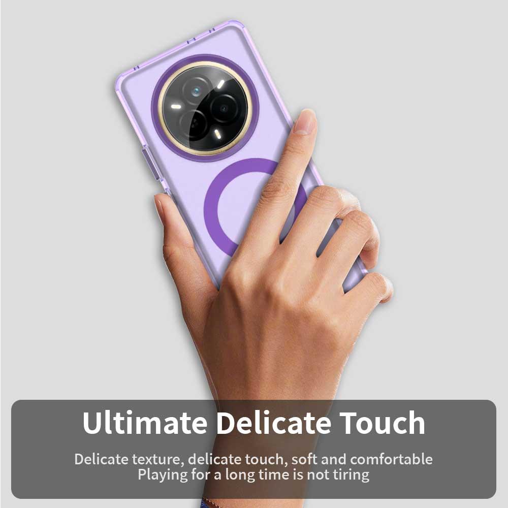 Realme 14 Pro 5G Durable MagSafe Phone Case - Hybrid TPU & PC Design, Lightweight & Stylish, Candy Colour, Wireless Charging Friendly