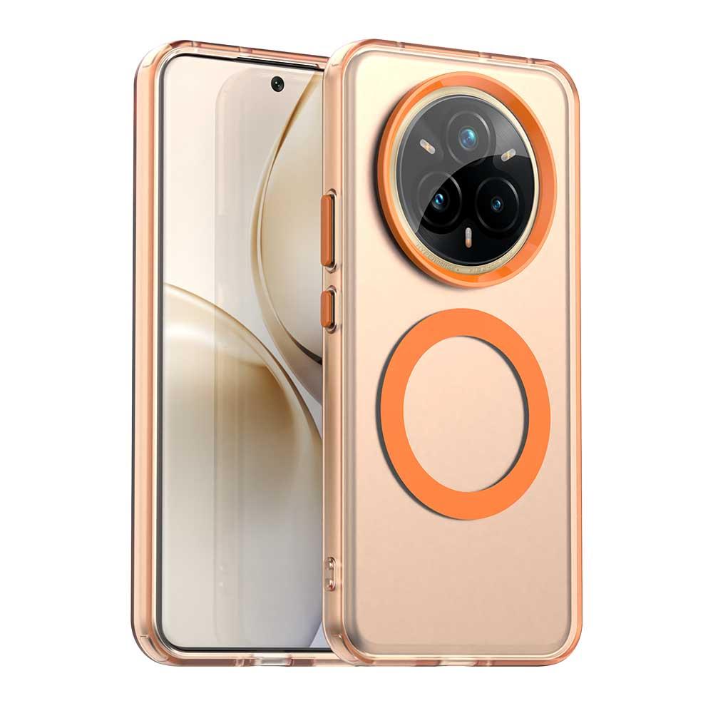 Realme 14 Pro+ 5G Durable MagSafe Phone Case - Hybrid TPU & PC Design, Lightweight & Stylish, Candy Colour, Wireless Charging Friendly