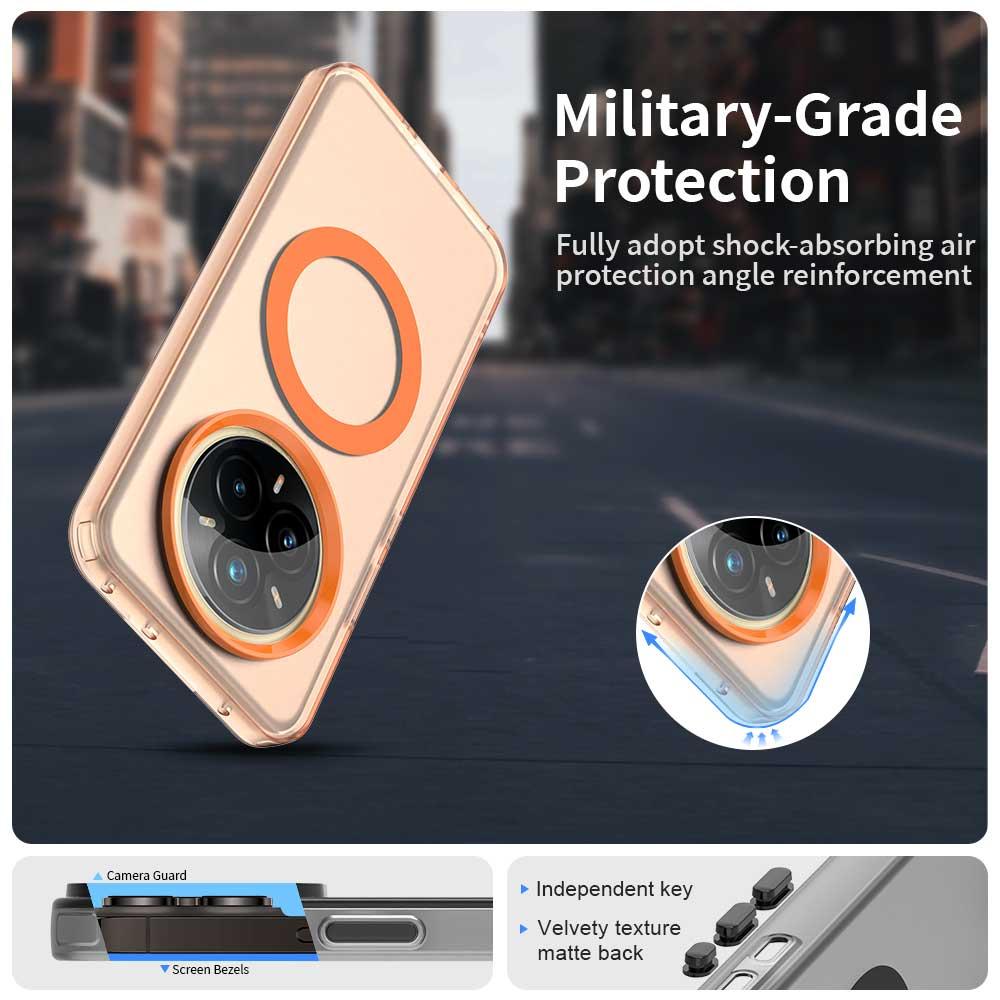 Realme 14 Pro+ 5G Durable MagSafe Phone Case - Hybrid TPU & PC Design, Lightweight & Stylish, Candy Colour, Wireless Charging Friendly