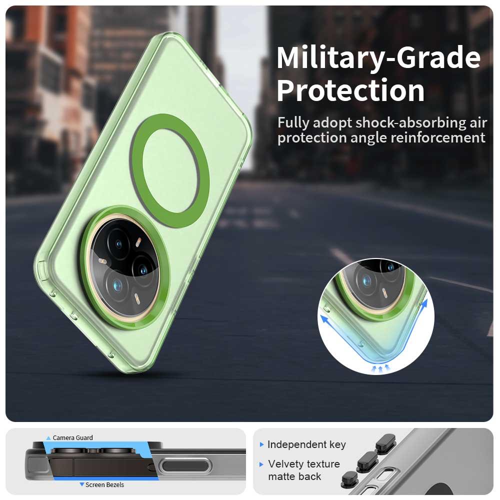 Realme 14 Pro+ 5G Durable MagSafe Phone Case - Hybrid TPU & PC Design, Lightweight & Stylish, Candy Colour, Wireless Charging Friendly