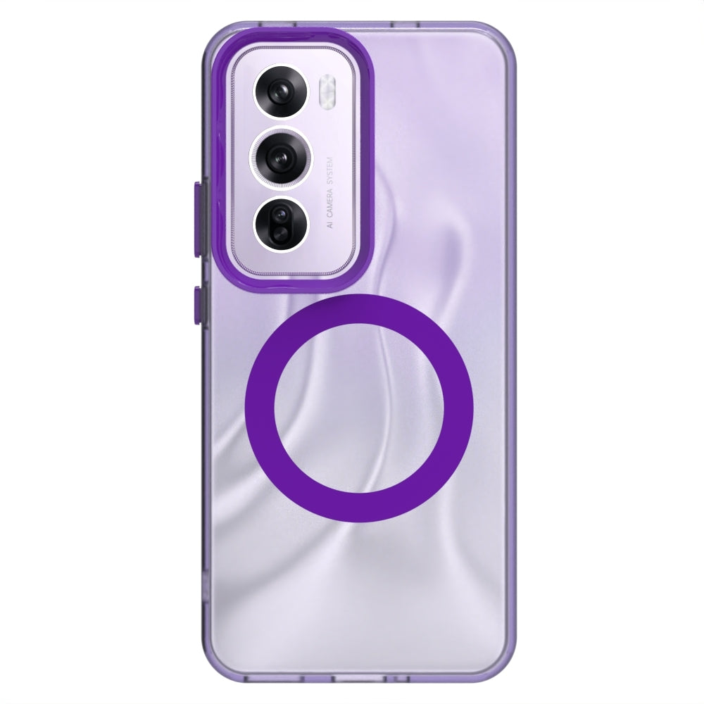 OPPO Reno12 Pro Global Durable MagSafe Phone Case - Hybrid TPU & PC Design, Lightweight & Stylish, Candy Colour, Wireless Charging Friendly