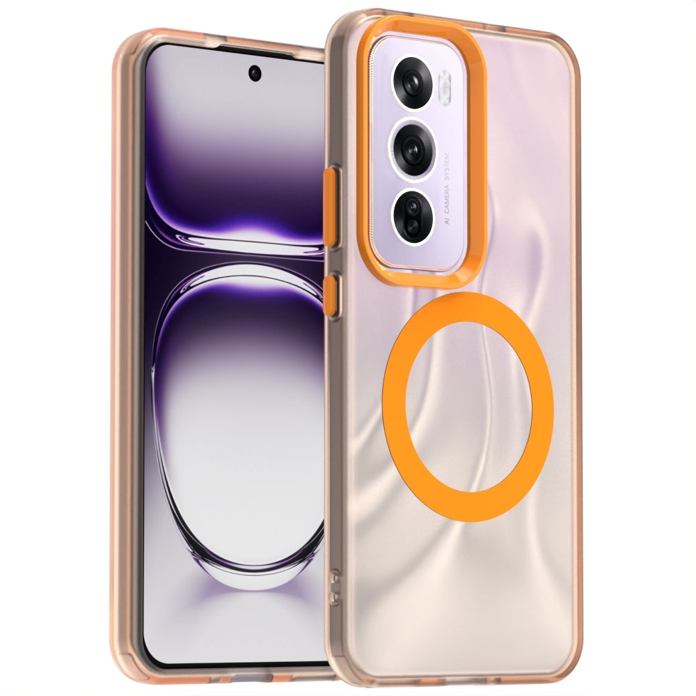 OPPO Reno12 Global Durable MagSafe Phone Case - Hybrid TPU & PC Design, Lightweight & Stylish, Candy Colour, Wireless Charging Friendly