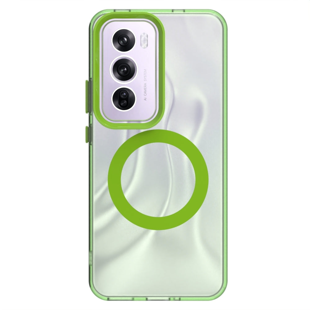OPPO Reno12 Global Durable MagSafe Phone Case - Hybrid TPU & PC Design, Lightweight & Stylish, Candy Colour, Wireless Charging Friendly