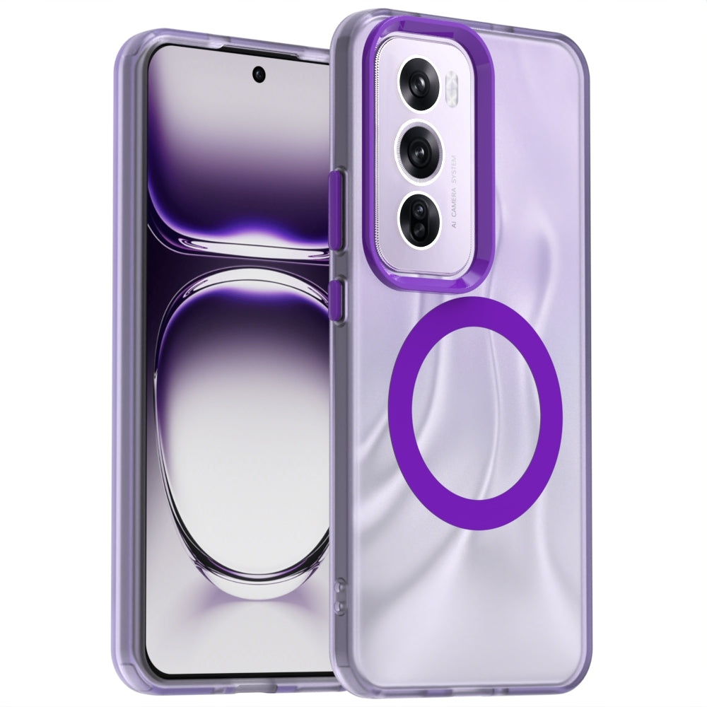 OPPO Reno12 Global Durable MagSafe Phone Case - Hybrid TPU & PC Design, Lightweight & Stylish, Candy Colour, Wireless Charging Friendly