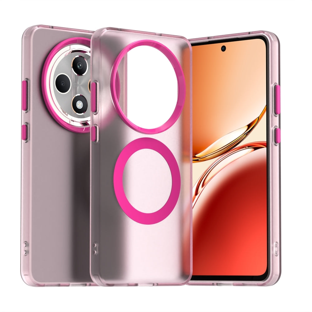 OPPO Reno12 F 4G Durable MagSafe Phone Case - Hybrid TPU & PC Design, Lightweight & Stylish, Candy Colour, Wireless Charging Friendly