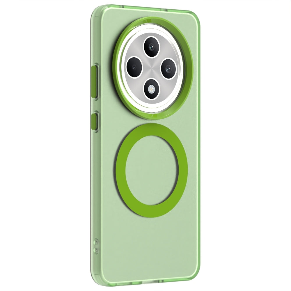 OPPO Reno12 F 4G Durable MagSafe Phone Case - Hybrid TPU & PC Design, Lightweight & Stylish, Candy Colour, Wireless Charging Friendly