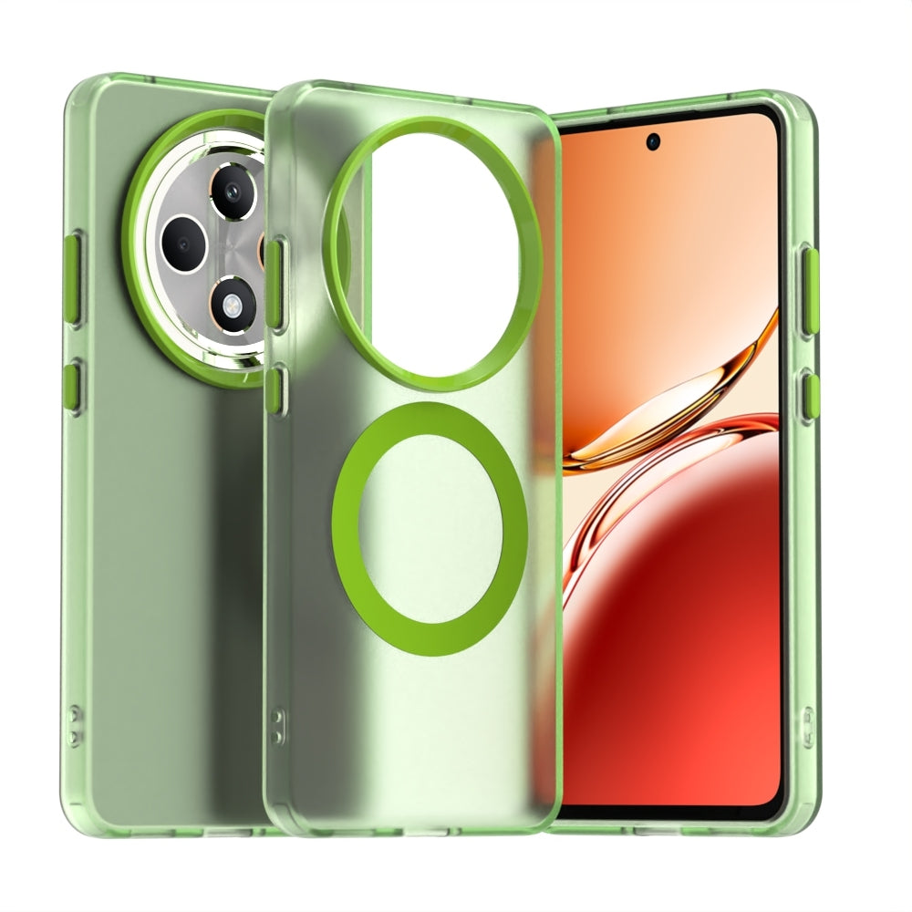 OPPO Reno12 F 5G Durable MagSafe Phone Case - Hybrid TPU & PC Design, Lightweight & Stylish, Candy Colour, Wireless Charging Friendly