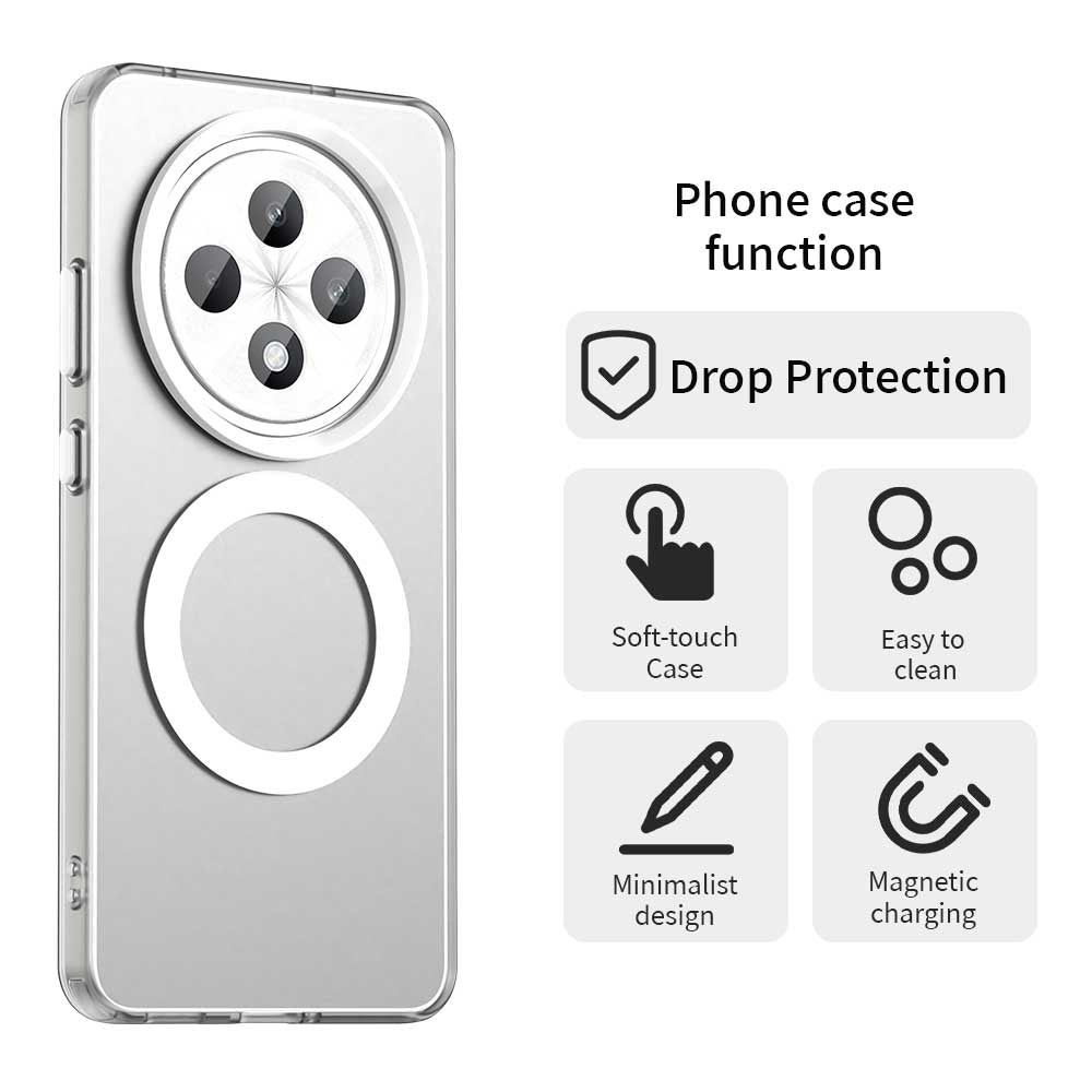 OPPO F27 5G Durable MagSafe Phone Case - Hybrid TPU & PC Design, Lightweight & Stylish, Candy Colour, Wireless Charging Friendly