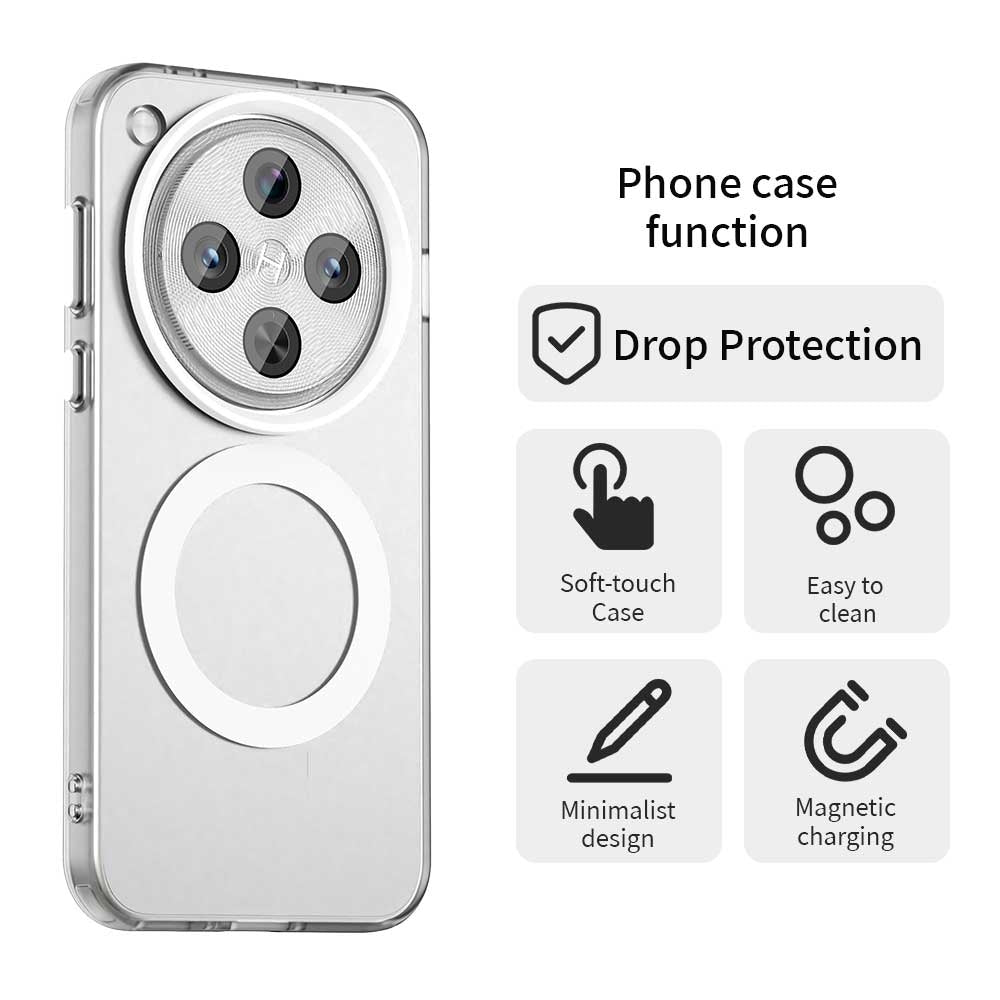 OPPO Find X8 5G Durable MagSafe Phone Case - Hybrid TPU & PC Design, Lightweight & Stylish, Candy Colour, Wireless Charging Friendly