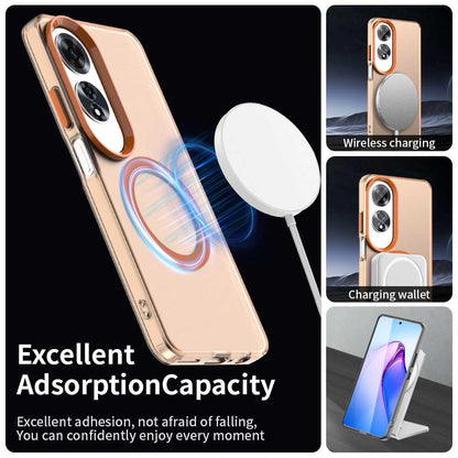 OPPO A60 Global Durable MagSafe Phone Case - Hybrid TPU & PC Design, Lightweight & Stylish, Candy Colour, Wireless Charging Friendly