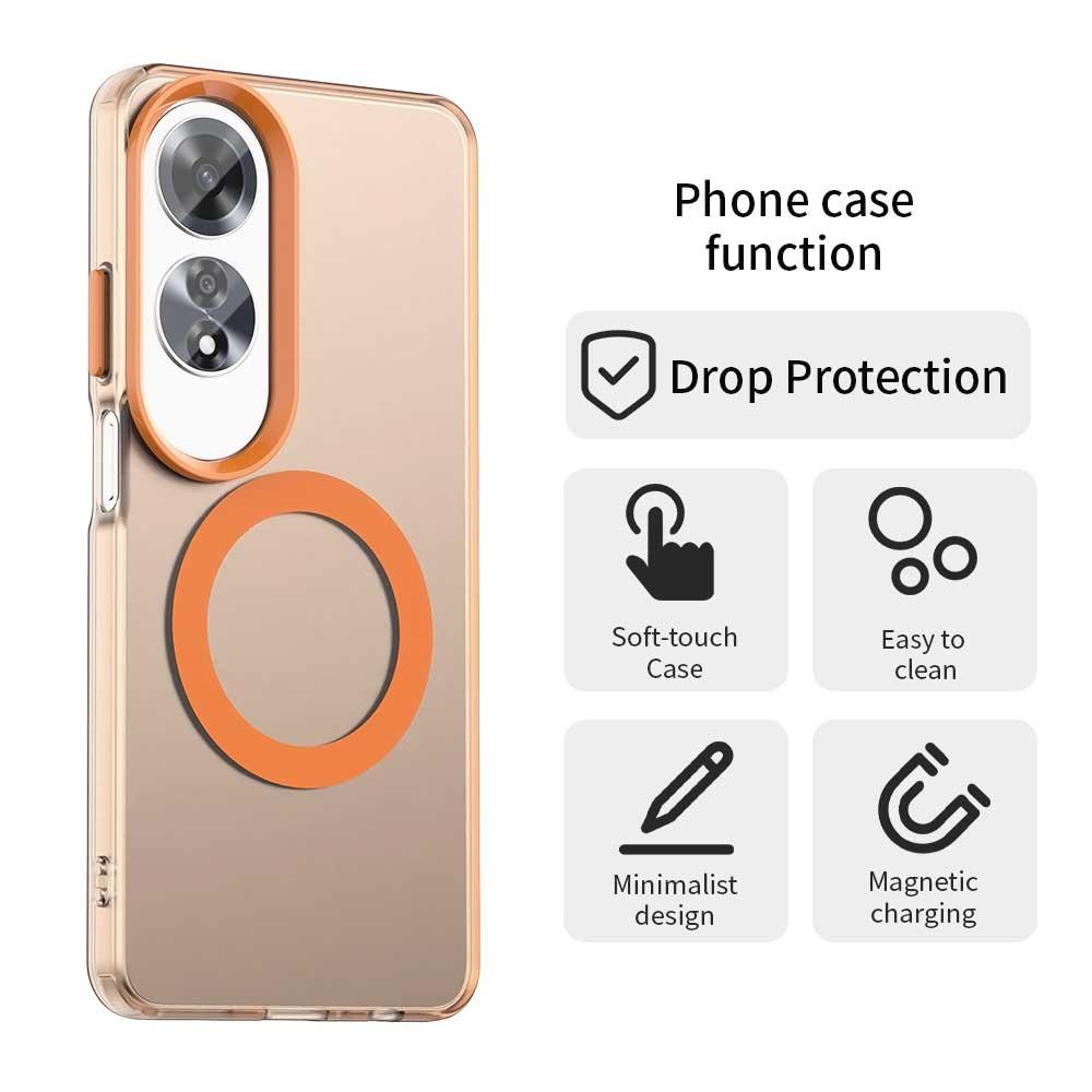 OPPO A60 Global Durable MagSafe Phone Case - Hybrid TPU & PC Design, Lightweight & Stylish, Candy Colour, Wireless Charging Friendly