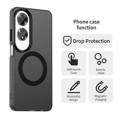 OPPO A60 Global Durable MagSafe Phone Case - Hybrid TPU & PC Design, Lightweight & Stylish, Candy Colour, Wireless Charging Friendly
