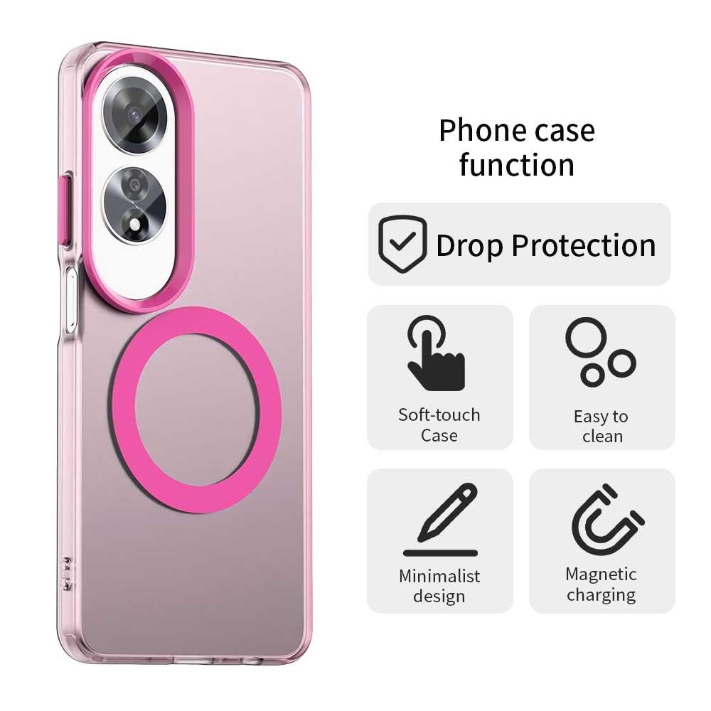 OPPO A60 Global Durable MagSafe Phone Case - Hybrid TPU & PC Design, Lightweight & Stylish, Candy Colour, Wireless Charging Friendly