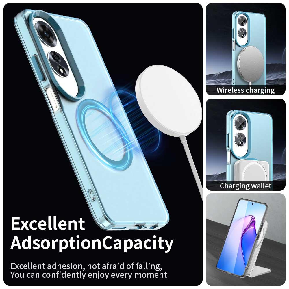 OPPO A60 Global Durable MagSafe Phone Case - Hybrid TPU & PC Design, Lightweight & Stylish, Candy Colour, Wireless Charging Friendly