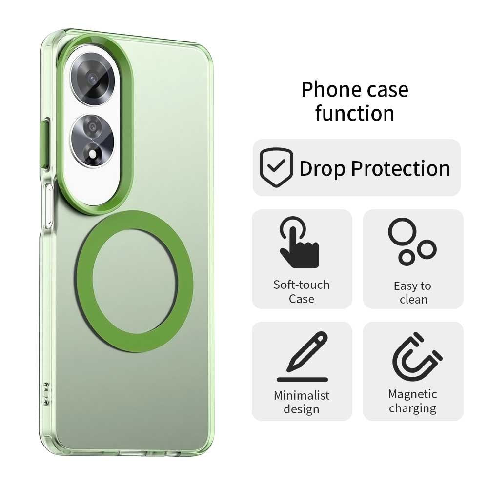 OPPO A60 Global Durable MagSafe Phone Case - Hybrid TPU & PC Design, Lightweight & Stylish, Candy Colour, Wireless Charging Friendly