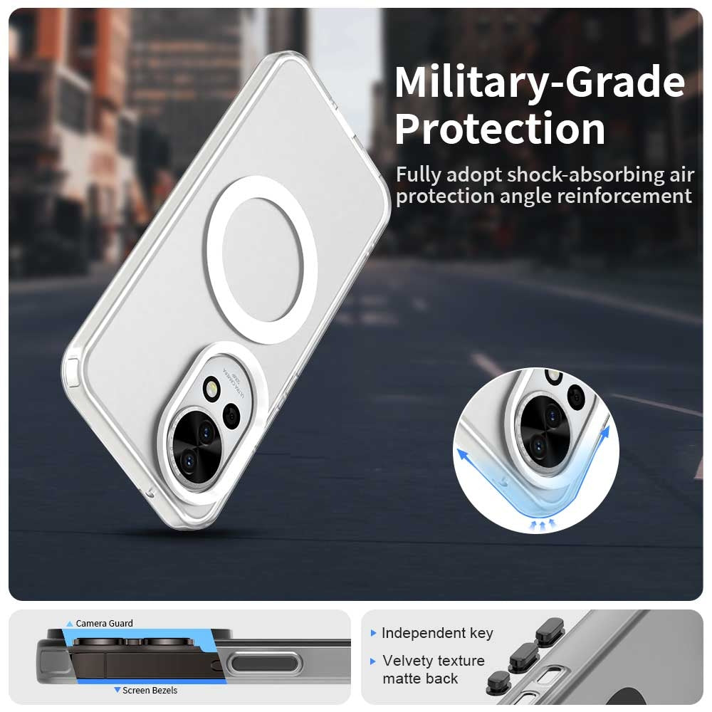 Huawei nova 12 Durable MagSafe Phone Case - Hybrid TPU & PC Design, Lightweight & Stylish, Candy Colour, Wireless Charging Friendly