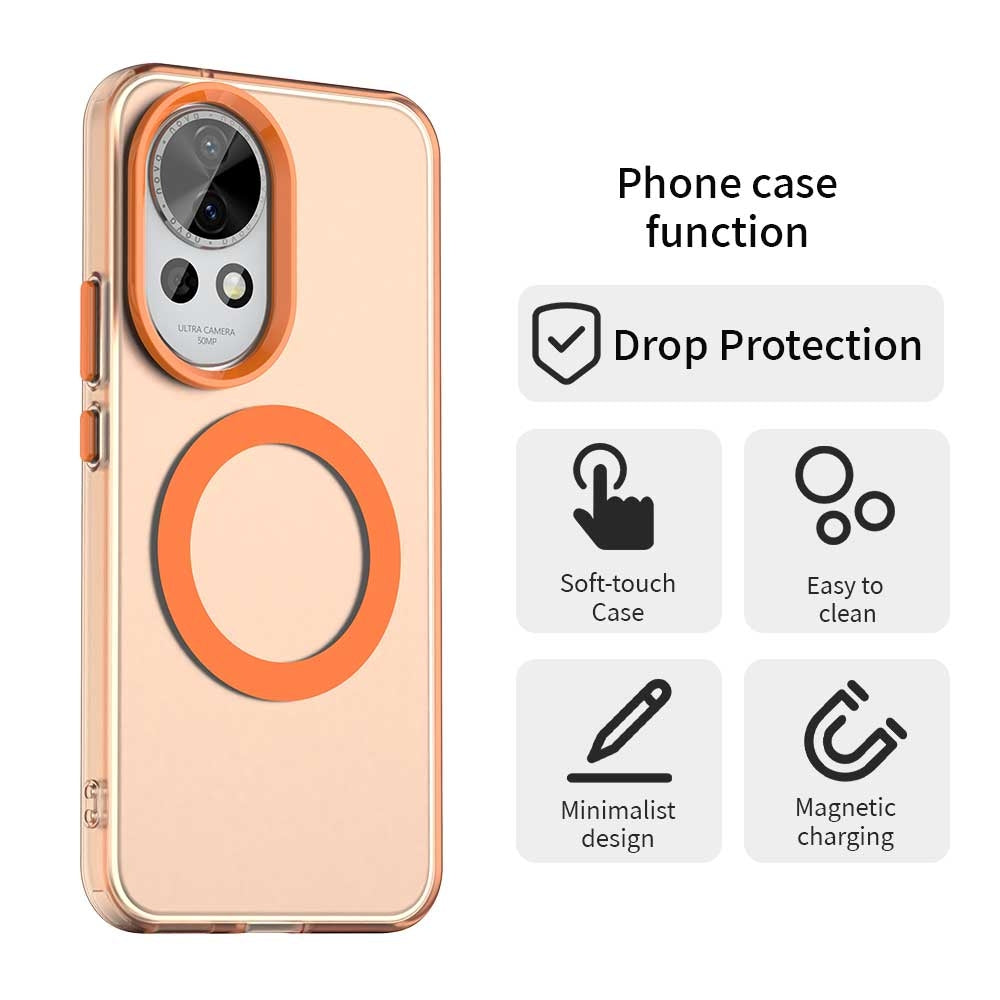 Huawei nova 12 Durable MagSafe Phone Case - Hybrid TPU & PC Design, Lightweight & Stylish, Candy Colour, Wireless Charging Friendly