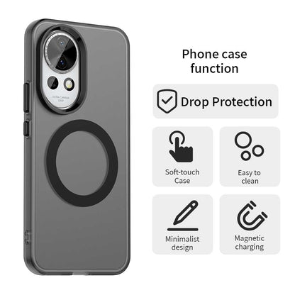 Huawei nova 12 Durable MagSafe Phone Case - Hybrid TPU & PC Design, Lightweight & Stylish, Candy Colour, Wireless Charging Friendly