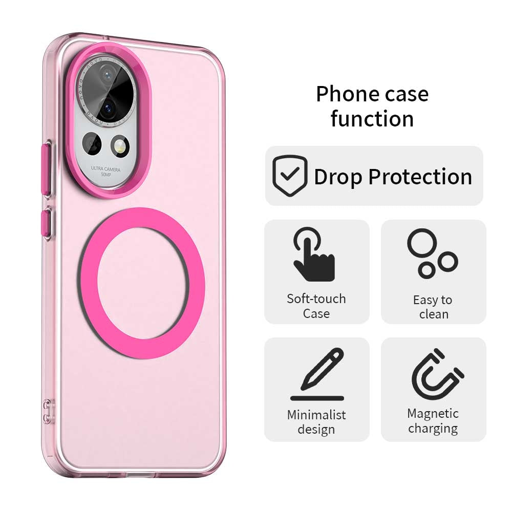 Huawei nova 12 Durable MagSafe Phone Case - Hybrid TPU & PC Design, Lightweight & Stylish, Candy Colour, Wireless Charging Friendly