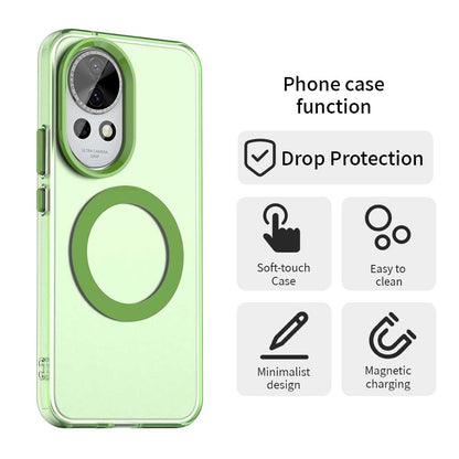 Huawei nova 12 Durable MagSafe Phone Case - Hybrid TPU & PC Design, Lightweight & Stylish, Candy Colour, Wireless Charging Friendly