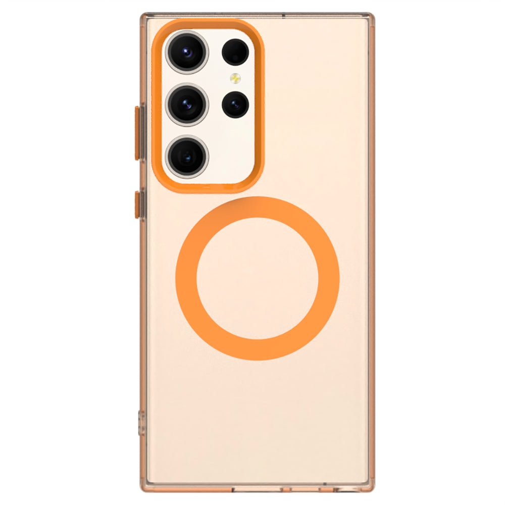 Samsung Galaxy S24 Ultra 5G Durable MagSafe Phone Case - Hybrid TPU & PC Design, Lightweight & Stylish, Candy Colour, Wireless Charging Friendly