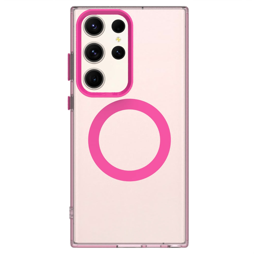 Samsung Galaxy S24 Ultra 5G Durable MagSafe Phone Case - Hybrid TPU & PC Design, Lightweight & Stylish, Candy Colour, Wireless Charging Friendly