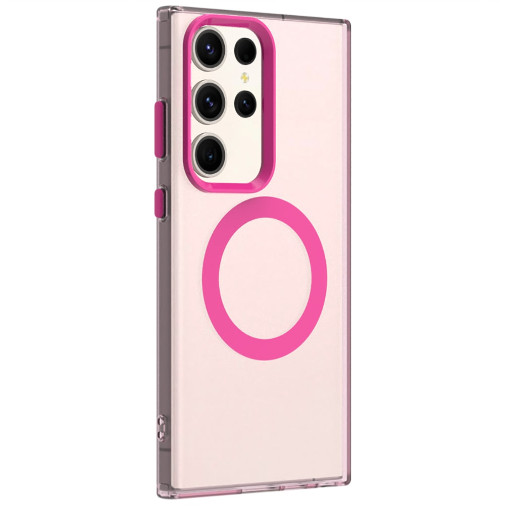 Samsung Galaxy S24 Ultra 5G Durable MagSafe Phone Case - Hybrid TPU & PC Design, Lightweight & Stylish, Candy Colour, Wireless Charging Friendly