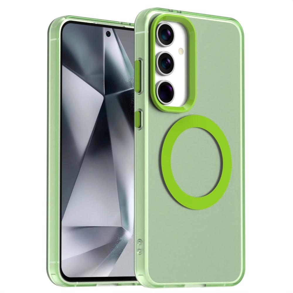 Samsung Galaxy S23 FE 5G Durable MagSafe Phone Case - Hybrid TPU & PC Design, Lightweight & Stylish, Candy Colour, Wireless Charging Friendly