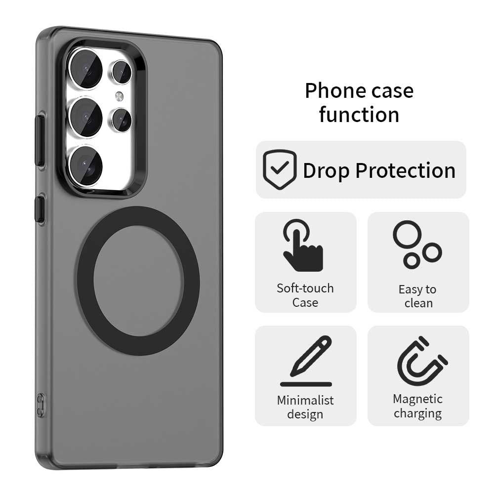 Samsung Galaxy S25 Ultra 5G Durable MagSafe Phone Case - Hybrid TPU & PC Design, Lightweight & Stylish, Candy Colour, Wireless Charging Friendly